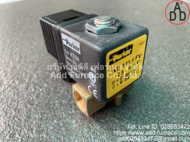 Parker 1/4inch Solenoid Valve VE 1314 FV Coil KT09 Serie 161-131 (1)